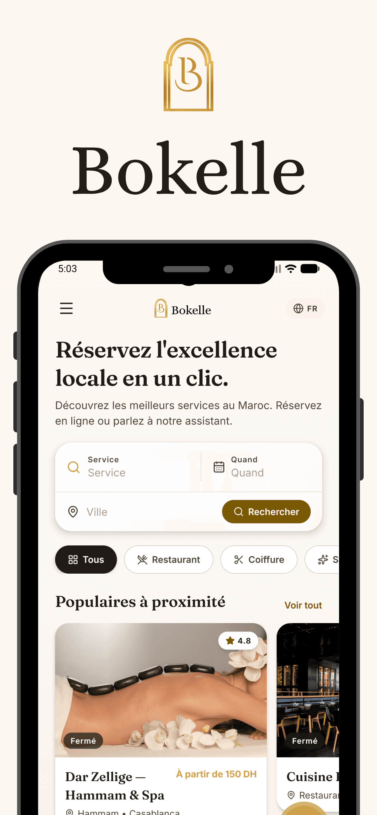 Aperçu 1 de l'application Bokelle